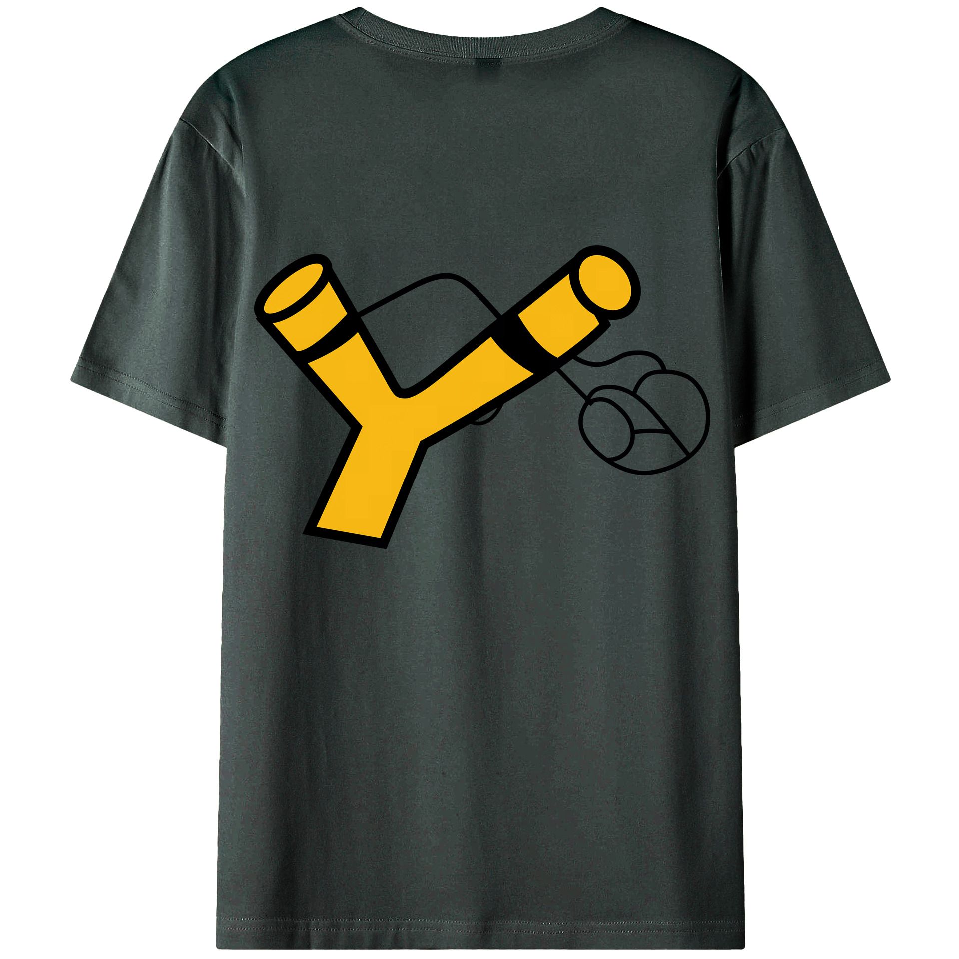 （画像用） Angry Birds アングリーバード 綿100％ メンズ半袖Tシャツ（バックプリント） 通気性